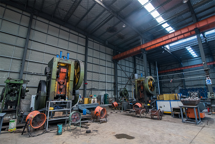 诸城网架配件-锥头加工车间